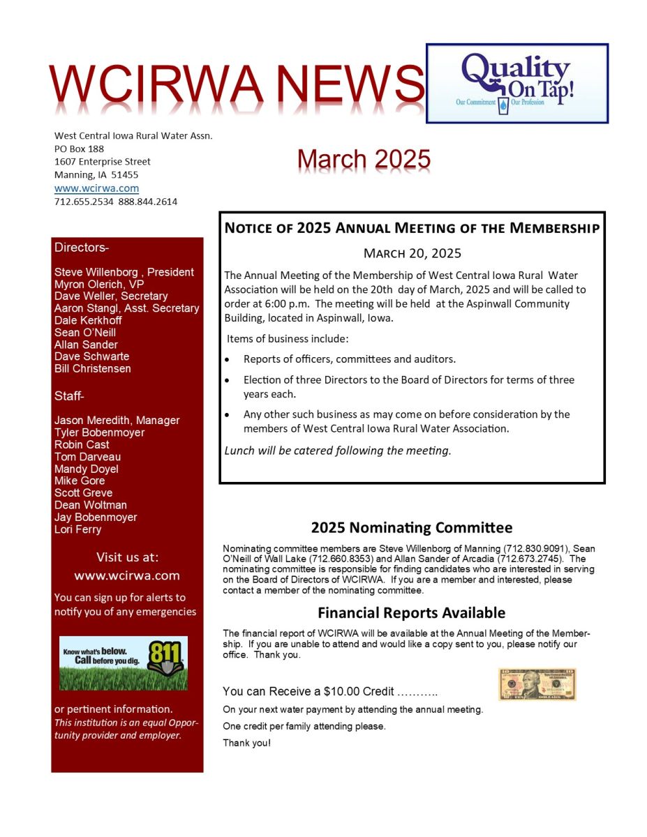 March 2025 Newsletter